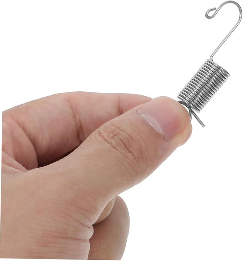 Galvanized Steel Spring Hooks 10pcs Iron Frame Swivel Hooks For Door Ring Display Stand - Image 3